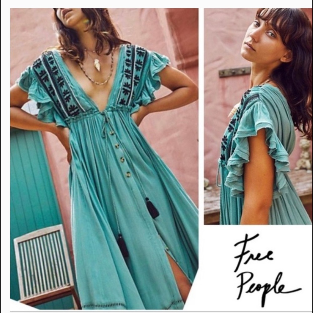 NWT Free People beach comber dress